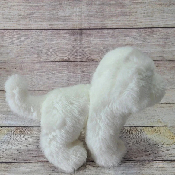 Douglas Cuddle Toy Plush Dog Stuffed Animal Bichon Frise White 8" 2014 #1749 - Picture 3 of 8